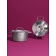 DEED POT  PURE METAL LID 8611424000 (24CM / 5.7LT /INOX)